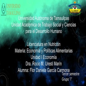 Economía y políticas alimentarias