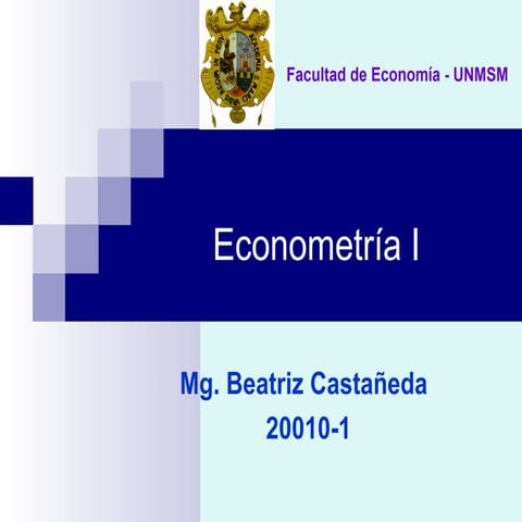 Econometría 1