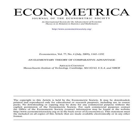 Econometrica