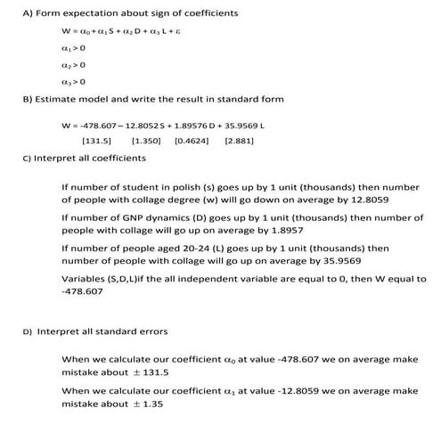 Econometric Exam (Review)