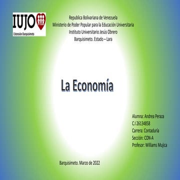 Economía, importancia y leyes