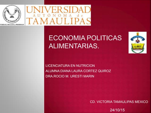 Economia politica-alimentaria-2 Diana laura cortez  quiroz 