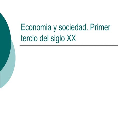 Economia Y Sociedad