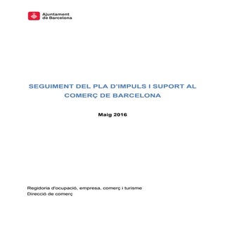 Informe del seguiment del Pla d'Imp...