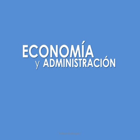 Economía conceptos básicos