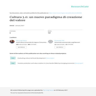 Economia & Management 2017 | Cultur...