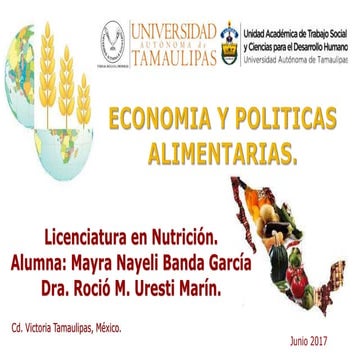 Economia y politicas alimentarias