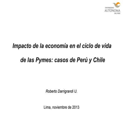 Pedro Espino Vargas recomienda Economías y Pymes Perú - Chile