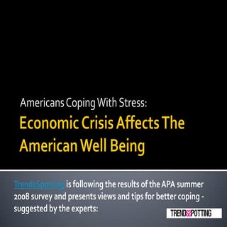Economic Crisis Affects American We...