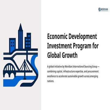 Economic-Development-Investment-Program-for-Global-Growth | PPTX