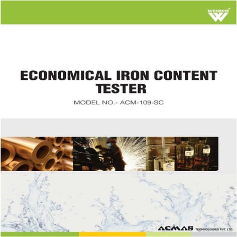 Economical Iron Content Tester by ACMAS Technologies Pvt Ltd.