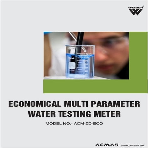 Economical Multi Parameter Water Testing Meter by ACMAS Technologies Pvt Ltd.