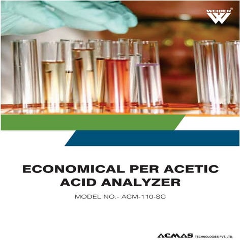 Economical Per Acetic Acid Analyzer by ACMAS Technologies Pvt Ltd.