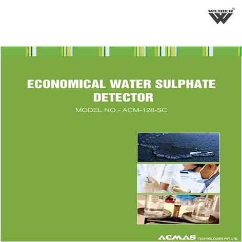 Economical Water Sulphate Detector by ACMAS Technologies Pvt Ltd.