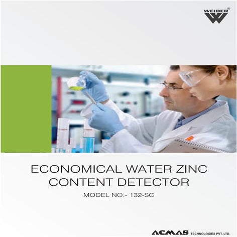 Economical Water Zinc Content Detector by ACMAS Technologies Pvt Ltd.