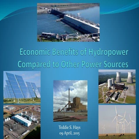 Economic benefits of hydropower compared to other power | PPSX
