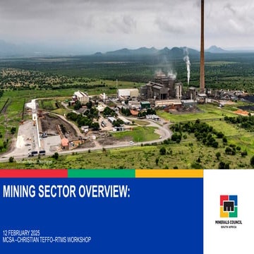 Economic Challenges in the Mining Sector and the Role of RTMS - Insights by C...