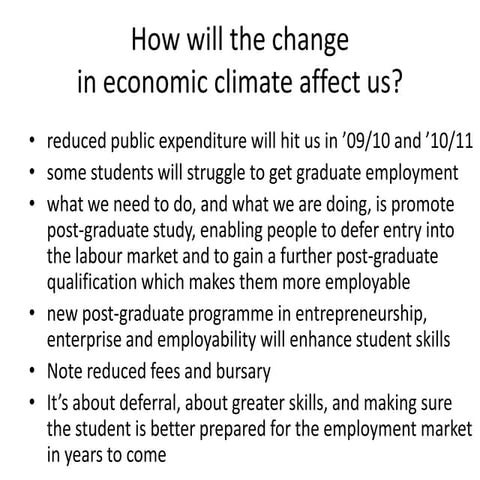 The Journey Begins 11 - Economic change