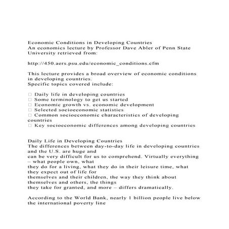 Developing countries | PPTX