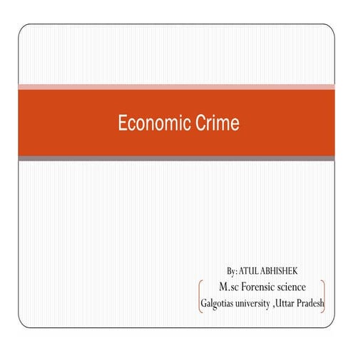 Economic crime