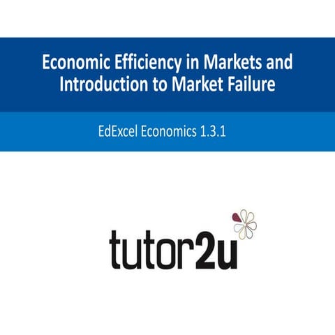 Economic efficiency market_failure