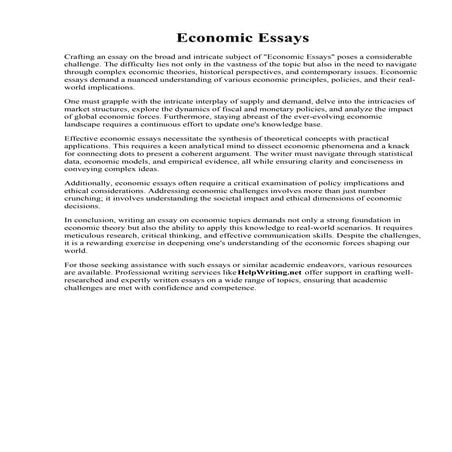 Economic Essays.pdf