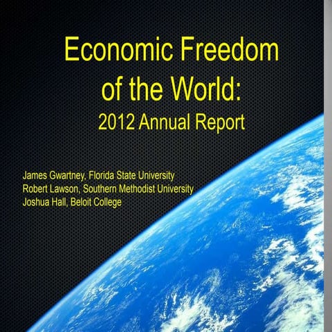 Cengage Webinar: Economic Freedom Of the World