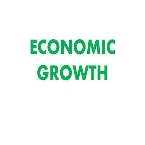 Economic growth main