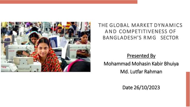 Economic growth of Bangladesh based on Garments industries.pptx