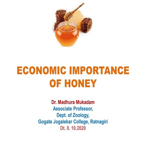 Economic importance of honey.pptx