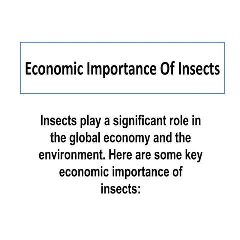 Economic Importance Of Insects.pptx