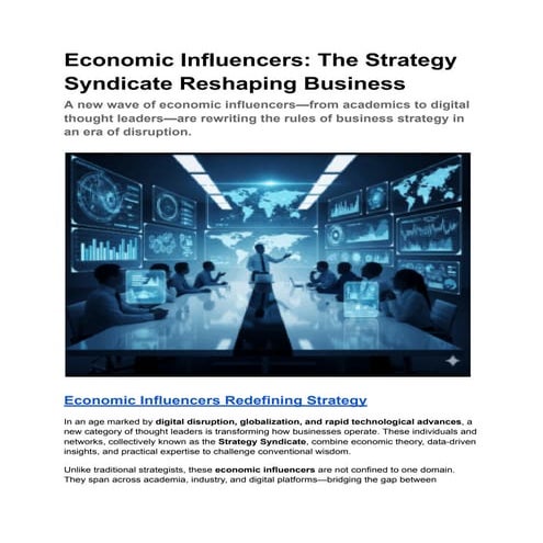 Economic Influencers_ The Strategy Syndicate Reshaping Business.pdf