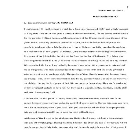 Psychology in Economics:Analyzing myself