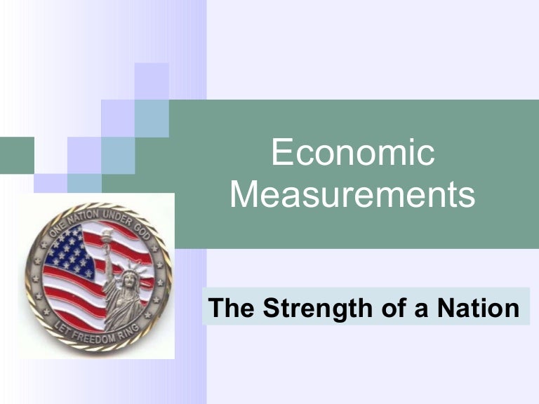 Economic measurement(1) Economic measurement(1)