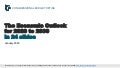 The Economic Outlook for 2020 to 2030 in 24 Slides