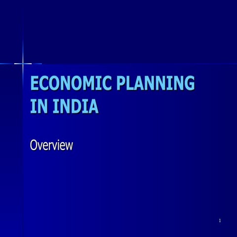 Economic planning