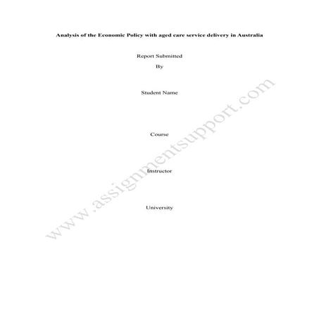 Economic policy essay sample from assignmentsupport.com essay writing services 