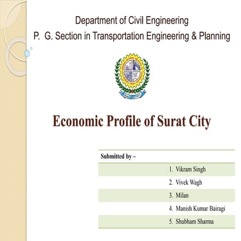 Economic profile of surat city