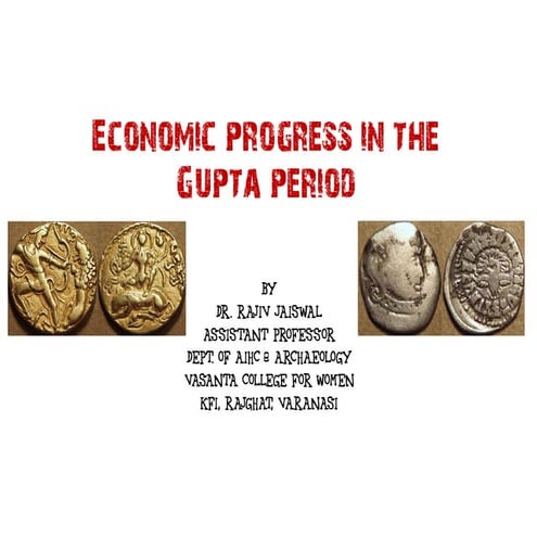 Economic progress in the gupta period