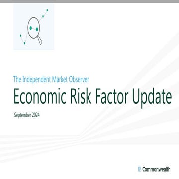 Economic Risk Factor Update: September 2024 [SlideShare]