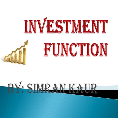 investment function presentation