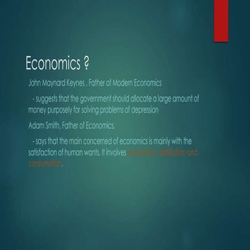 Economics | PPTX