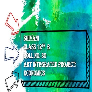 Sikkim Economics PPT Class 12