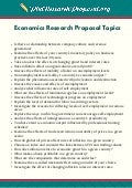 Quantitative Research Proposal Topics