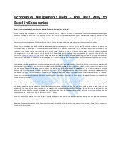 Economics homework help forum