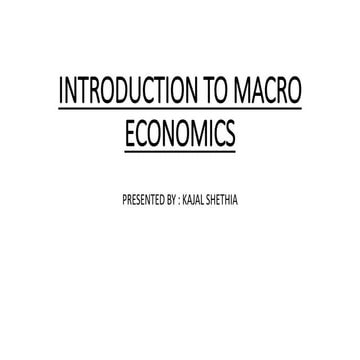  Basics of Macroeconomics
