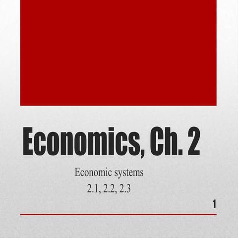 Economics lesson 2