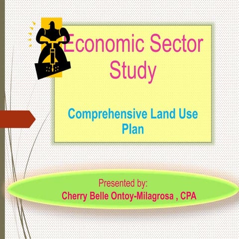 Economic sector, CLUP, comprehensive land use plan