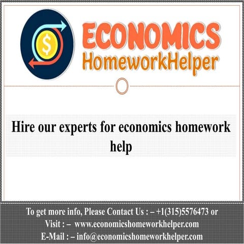 Economics Homework Help