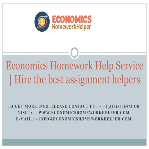 Economics Homework Help